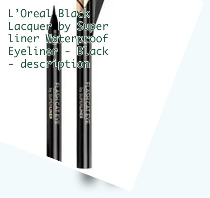Black lacquer by superliner waterproof