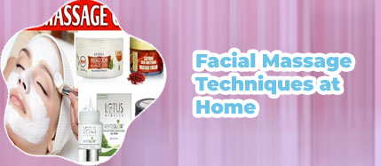 Facial massage home face massage