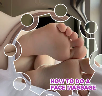 Foot rub face