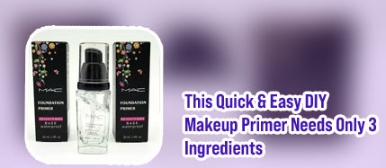 Homemade foundation primer