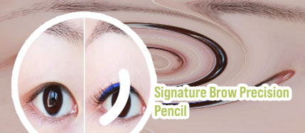 Liquid brow liner