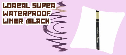 Loreal super liner black lacquer waterproof