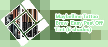 Maybelline tattoo brow easy peel off tint