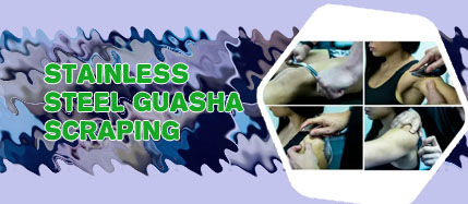 Metal scraping massage tool