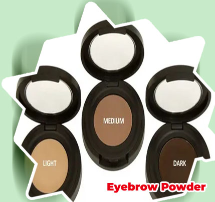 Natural eyebrow powder