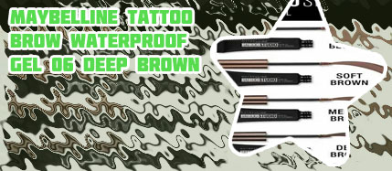 Tattoo brow gel waterproof maybelline
